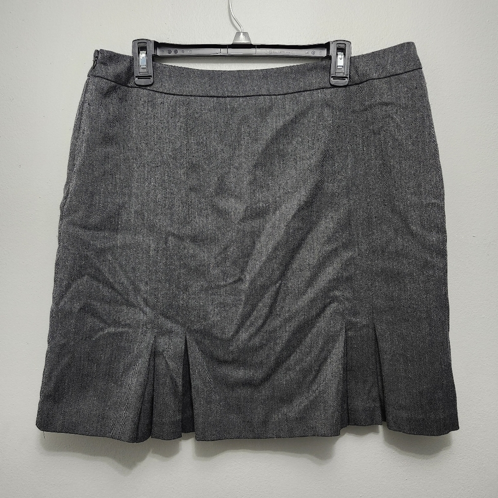 APT 9 women's mini skirt size 16 gray office carrier preppy